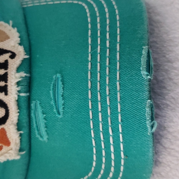 KBETHOS | NWT Women's Distressed Embroidered Baseball Cap "Dog Vibes Only" - Picture 12 of 12